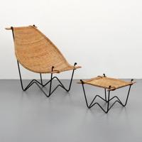 John Risley Duyan Lounge Chair & Ottoman - Sold for $3,000 on 05-02-2020 (Lot 372).jpg